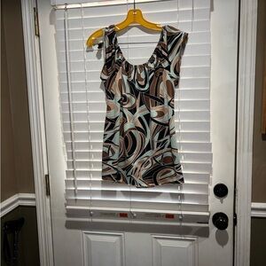 Rachel Rachel Top in Brown and Black